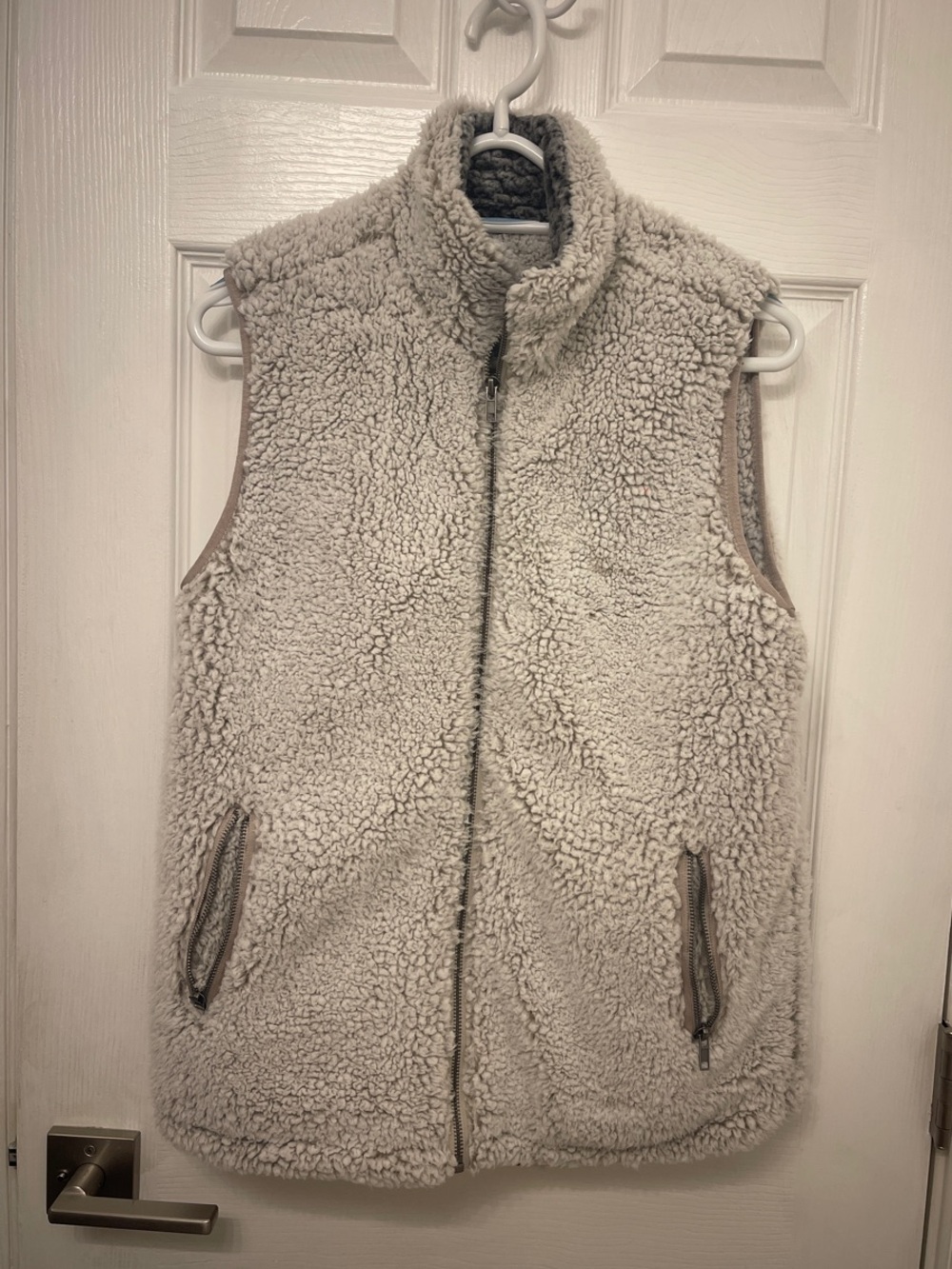 Thread & Supply Gray Sherpa Zip Vest